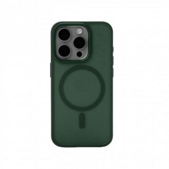 OEM Θήκη Ενισχυμένης Σιλικόνης Matte με MagSafe για iPhone 16 Pro Max Πράσινο