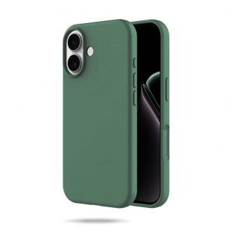 OEM Θήκη Rubber Ενισχυμένης Σιλικόνης για iPhone 17 Πράσινο