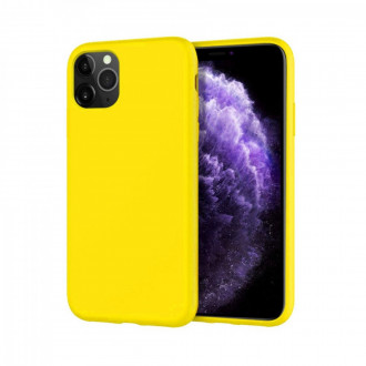 OEM Θήκη Rubber Ενισχυμένης Σιλικόνης για iPhone 11 Pro Κίτρινο