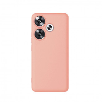 OEM Back Cover Θήκη Ενισχυμένης Σιλικόνης για Xiaomi Poco F6 Σομόν