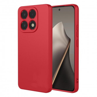 OEM Back Cover Θήκη Ενισχυμένης Σιλικόνης για Xiaomi 15T Κόκκινο