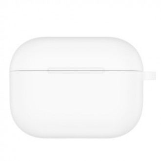Siipro Θήκη Ενισχυμένης Σιλικόνης για Apple Airpods Pro 2 Λευκό