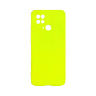 OEM Back Cover Θήκη Λεπτής Σιλικόνης Matte για Xiaomi Redmi 10C Neon Κίτρινο