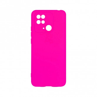 OEM Back Cover Θήκη Λεπτής Σιλικόνης Matte για Xiaomi Redmi 10C Φούξια