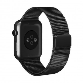 Μεταλλικό Λουράκι Applewatch 42/44/45/49mm Μαύρο