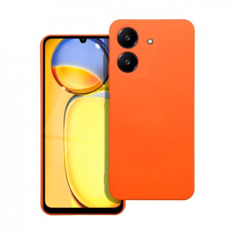 OEM Back Cover Θήκη Ενισχυμένης Σιλικόνης για Xiaomi Redmi 13c Neon Orange