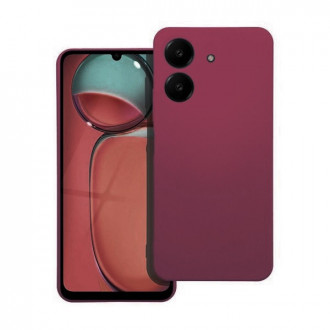 OEM Back Cover Θήκη Ενισχυμένης Σιλικόνης για Xiaomi Redmi 13c Μπορντό