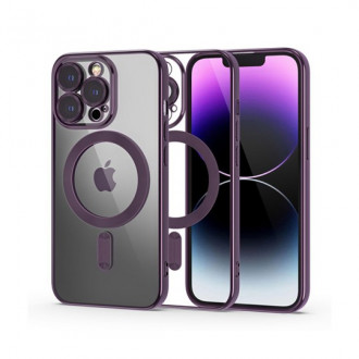 OEM Back Cover Πλαστική Θήκη Purple Ring για iPhone 12 Pro Max Διάφανο