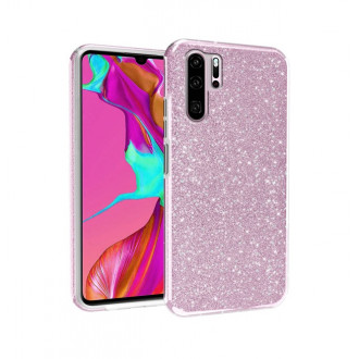 OEM Back Cover Θήκη Λεπτής Σιλικόνης Matte για Huawei P30 Lite Ροζ