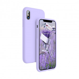 OEM Back Cover Θήκη Ενισχυμένης Σιλικόνης για iPhone Xs Max Λιλά