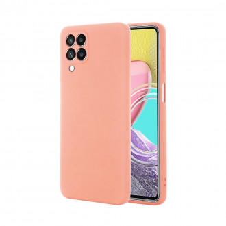 OEM Back Cover Θήκη Ενισχυμένης Σιλικόνης για Samsung Galaxy M33 Σομόν