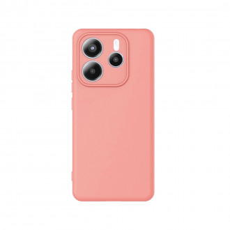 OEM Back Cover Θήκη Ενισχυμένης Σιλικόνης για Xiaomi Redmi Note 14 5G Σομόν