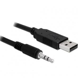 Καλώδιο USB-A to 3.5mm AUX Audio Cable Μαύρο