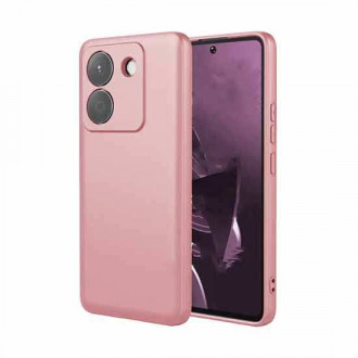 OEM Back Cover Θήκη Ενισχυμένης Σιλικόνης για Xiaomi Poco M7 Pro Ροζ