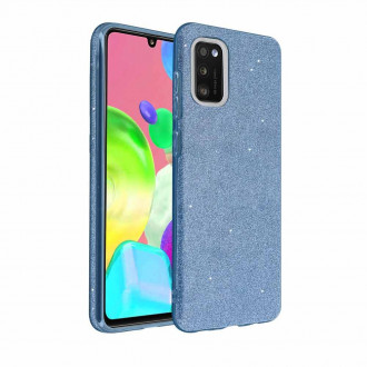 OEM Θήκη Back Cover Θήκη Σιλικόνης Glitter για Samsung Galaxy A41 Μπλε