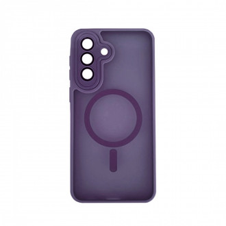 OEM Back Cover Bumper Plexiglass με MagSafe και Προστασία Καμερών για Samsung A26 5G Μώβ