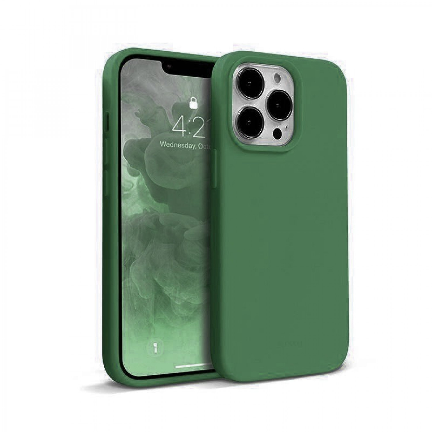 OEM Back Cover Θήκη Ενισχυμένης Σιλικόνης για iPhone 13 Pro Πράσινο