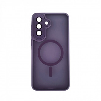 OEM Back Cover Bumper Plexiglass με MagSafe και Προστασία Καμερών για Samsung A37 Μώβ