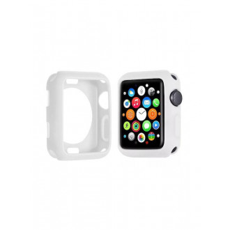 Θήκη Σιλικόνης Soft για Apple Watch Series 45mm Λευκό