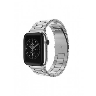 Λουράκι Ανοξείδωτο Ατσάλι για Apple Watch 42mm/ 44mm/ 45mm/ 49mm Ασημί