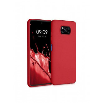 OEM Back Cover Θήκη Λεπτής Σιλικόνης για Xiaomi Poco X3 NFC/ X3 Pro Κόκκινο