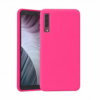 OEM Back Cover Θήκη Ενισχυμένης Σιλικόνης για Samsung Galaxy A7 2018 Φούξια