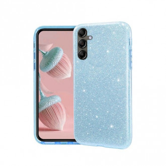 OEM Θήκη Back Cover Θήκη Σιλικόνης Glitter για Samsung Galaxy S21+ Μπλε