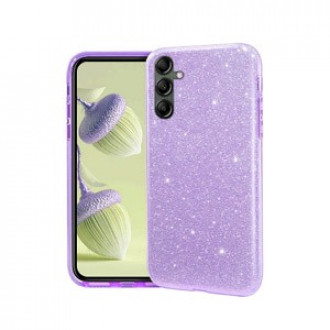 OEM Θήκη Back Cover Θήκη Σιλικόνης Glitter για Samsung Galaxy S21+ Μωβ