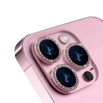 Aντιχαρακτικό Γυαλί Προστασίας Κάμερας iPhone 13 Pro / 13 Pro Max Pink Diamond