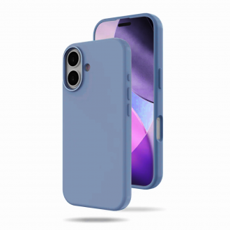 OEM Θήκη Rubber Ενισχυμένης Σιλικόνης για iPhone 17  Γκρί Μπλέ