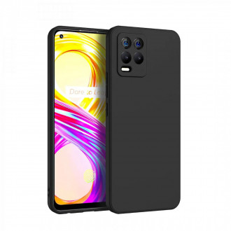 OEM Back Cover Θήκη Λεπτή Σιλικόνης Matte για Realme 8i Μαύρο