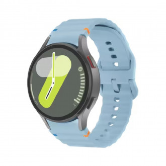 Λουράκι Σιλικόνης για Samsung Galaxy Watch 7/6/5/4/FE 47mm/46mm/45mm/44mm/43mm/42mm/40mm Light Blue