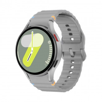 Λουράκι Σιλικόνης για Samsung Galaxy Watch 7/6/5/4/FE 47mm/46mm/45mm/44mm/43mm/42mm/40mm Grey