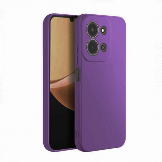 OEM Back Cover Θήκη Ενισχυμένης Σιλικόνης για Xiaomi Redmi 15C Μώβ