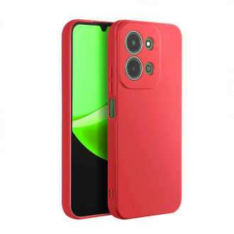 OEM Back Cover Θήκη Ενισχυμένης Σιλικόνης για Xiaomi Redmi 15C Κόκκινο