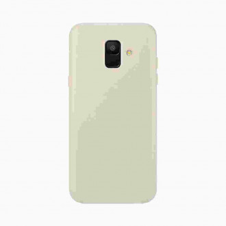 OEM Back Cover Θήκη Ενισχυμένης Σιλικόνης για Samsung Galaxy A6 2018 Μπεζ