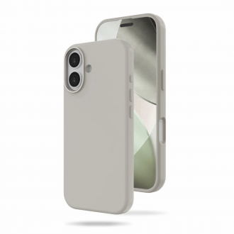 OEM Θήκη Rubber Ενισχυμένης Σιλικόνης για iPhone 17 Μπέζ