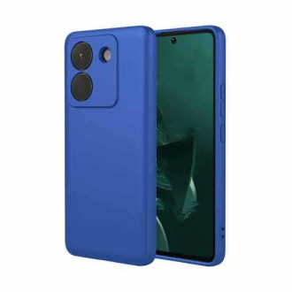 OEM Back Cover Θήκη Ενισχυμένης Σιλικόνης για Xiaomi Poco M7 Pro Μπλέ
