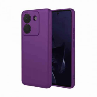 OEM Back Cover Θήκη Ενισχυμένης Σιλικόνης για Xiaomi Poco M7 Pro Μωβ