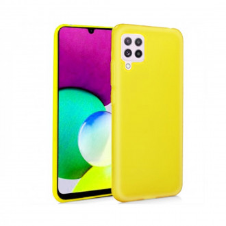 OEM Back Cover Θήκη Λεπτής Σιλικόνης Matte για Samsung Galaxy A22 4G Κίτρινο