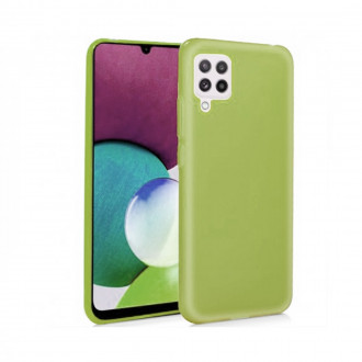 OEM Back Cover Θήκη Λεπτής Σιλικόνης Matte για Samsung Galaxy A22 4G Λαχανί
