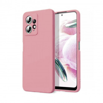 OEM Back Cover Θήκη Ενισχυμένης Σιλικόνης για Xiaomi Redmi Note 12 4G Ροζ