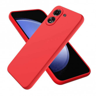 OEM Back Cover Θήκη Λεπτής Σιλικόνης Matte για Xiaomi Redmi 13C Κόκκινο