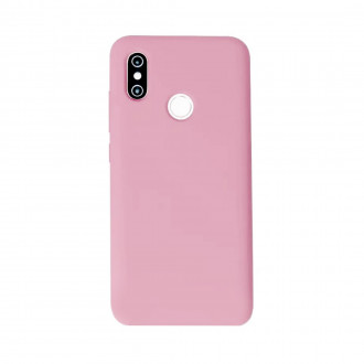 OEM Back Cover Θήκη Λεπτή Σιλικόνης Matte για Xiaomi Mi 8 Ροζ