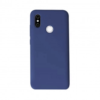 OEM Back Cover Θήκη Λεπτή Σιλικόνης Matte για Xiaomi Mi 8 Σκούρο Μπλε