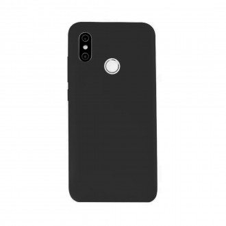 OEM Back Cover Θήκη Λεπτή Σιλικόνης Matte για Xiaomi Mi 8 Μαύρο