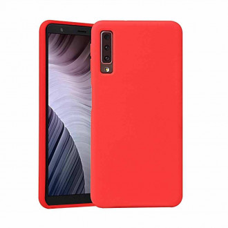 OEM Back Cover Θήκη Ενισχυμένης Σιλικόνης για Samsung Galaxy A7 2018 Κόκκινο