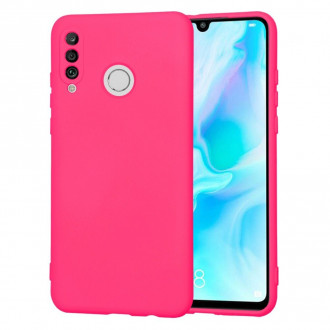 OEM Back Cover Θήκη Ενισχυμένης Σιλικόνης για Huawei P30 Lite Φούξια