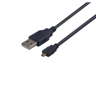 Καλώδιο USB-A σε Mini HDMI 0.5m Μαύρο
