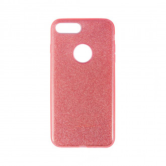 OEM Θήκη Back Cover Θήκη Σιλικόνης Glitter για iPhone 6 / 6s Κόκκινο